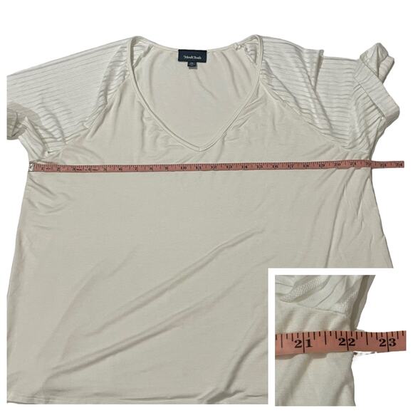 Modcloth Sporty Vibes Knit Top - Ivory - 1X - Picture 5 of 11